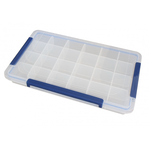 Maddison Boitier de rangement en plastique transparent