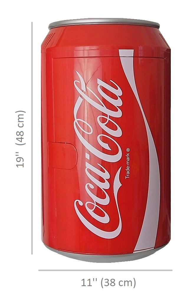 Coca-Cola Mini réfrigérateur portable de 8 canettes avec cordons