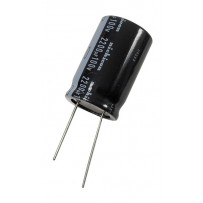 Condensateur radial polarisé 2200μF à 100 VDC 85°C