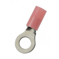 Terminal en anneau isolé de 8 mm rose