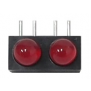 LED DOUBLE ROUGE 3V (3)