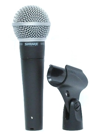 Shure SM58 ① Shure SM58 Pro XLR Dynamic Microphone - Professional Studio